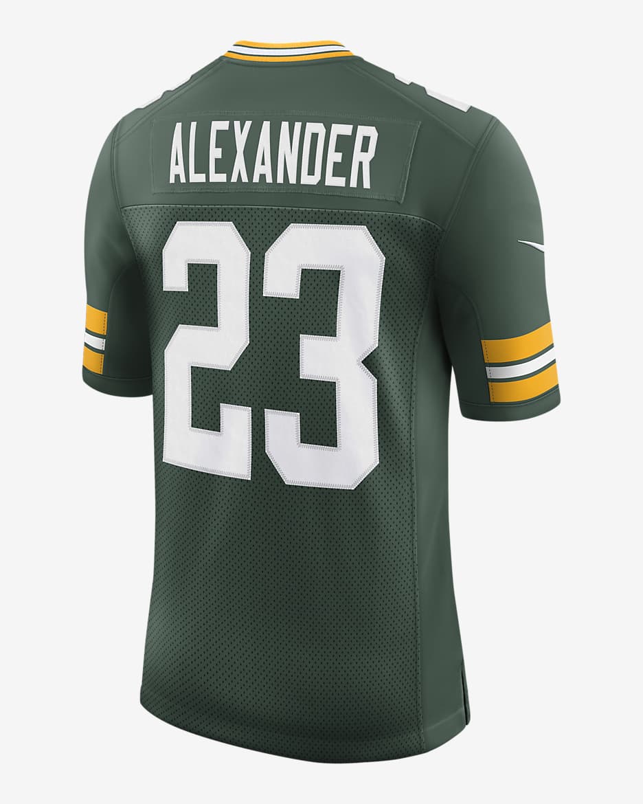 Jersey Nike Dri FIT de la NFL Limited para hombre Jaire Alexander Green Bay Packers. Nike